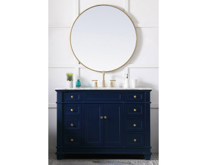 Elegant Bathroom Vanity - Blue (VF50048BL)