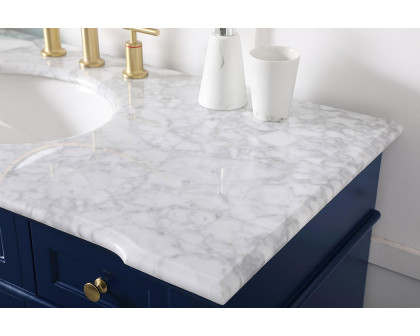 Elegant Bathroom Vanity - Blue (VF50048BL)