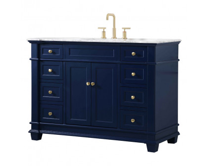 Elegant Bathroom Vanity - Blue (VF50048BL)