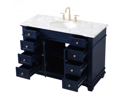 Elegant Bathroom Vanity - Blue (VF50048BL)