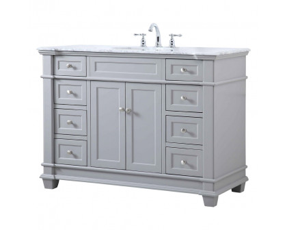 Elegant Bathroom Vanity - Gray (VF50048GR)