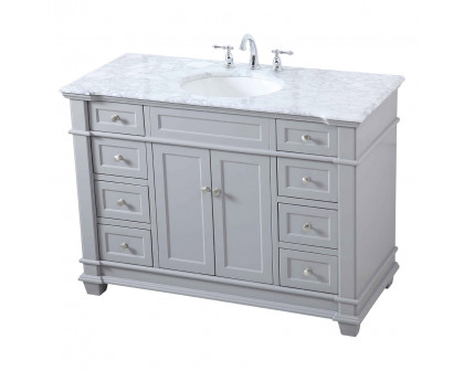 Elegant Bathroom Vanity - Gray (VF50048GR)