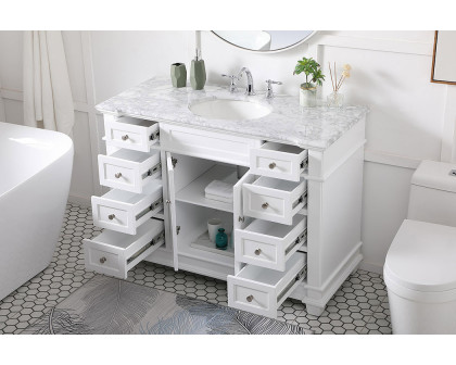 Elegant Bathroom Vanity - White (VF50048WH)