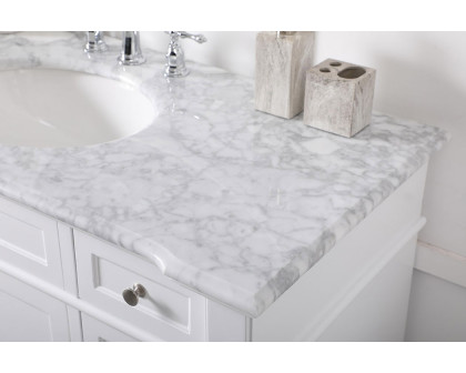 Elegant Bathroom Vanity - White (VF50048WH)