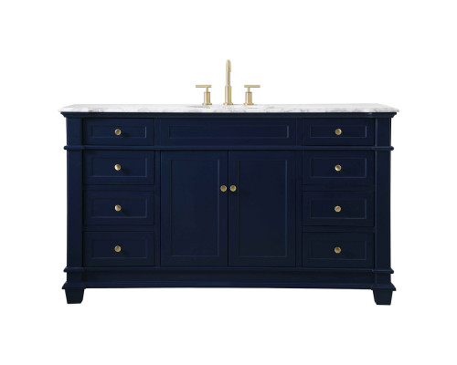 Elegant Bathroom Vanity - Blue (VF50060BL)