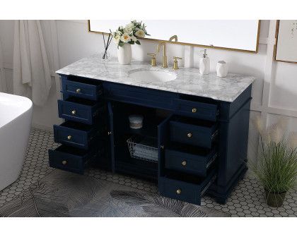 Elegant Bathroom Vanity - Blue (VF50060BL)