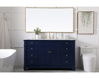 Elegant Bathroom Vanity - Blue (VF50060BL)