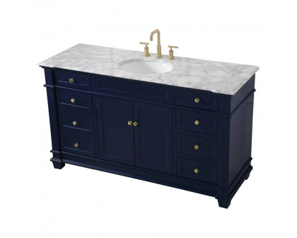 Elegant Bathroom Vanity - Blue (VF50060BL)