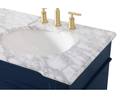 Elegant Bathroom Vanity - Blue (VF50060DBL)