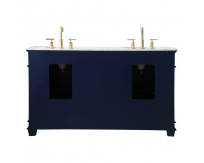 Elegant Bathroom Vanity - Blue (VF50060DBL)