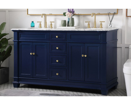 Elegant Bathroom Vanity - Blue (VF50060DBL)