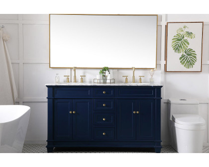 Elegant Bathroom Vanity - Blue (VF50060DBL)