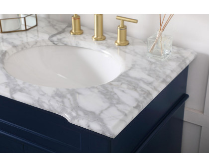 Elegant Bathroom Vanity - Blue (VF50060DBL)