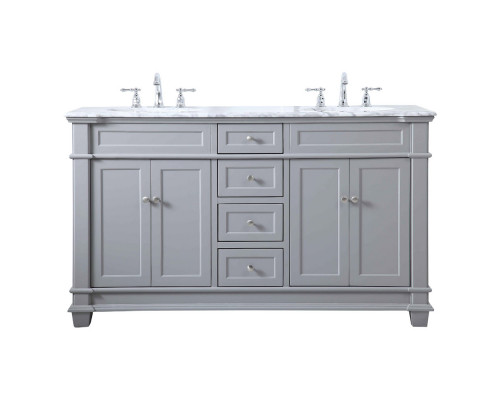 Elegant Bathroom Vanity - Gray (VF50060DGR)