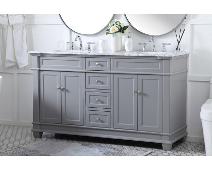 Elegant Bathroom Vanity - Gray (VF50060DGR)