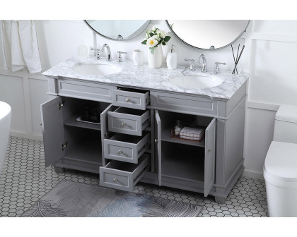 Elegant Bathroom Vanity - Gray (VF50060DGR)