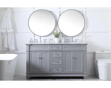 Elegant Bathroom Vanity - Gray (VF50060DGR)