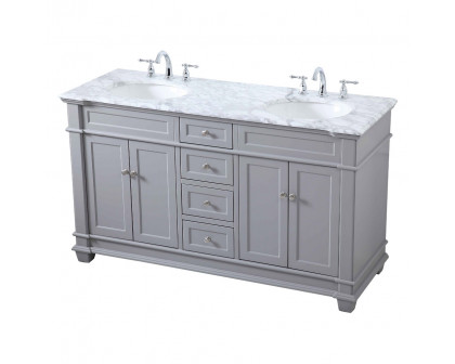 Elegant Bathroom Vanity - Gray (VF50060DGR)