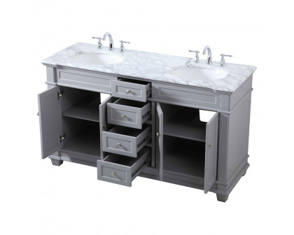 Elegant Bathroom Vanity - Gray (VF50060DGR)