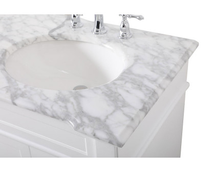 Elegant Bathroom Vanity - White (VF50060DWH)