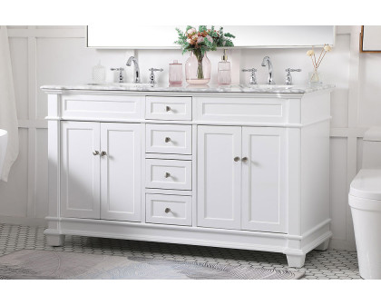 Elegant Bathroom Vanity - White (VF50060DWH)