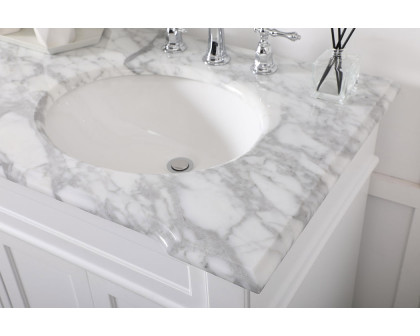 Elegant Bathroom Vanity - White (VF50060DWH)