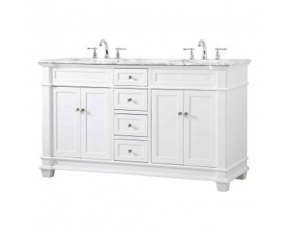 Elegant Bathroom Vanity - White (VF50060DWH)