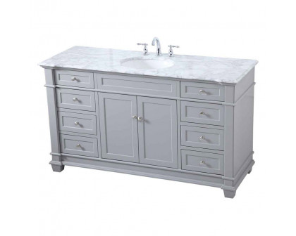 Elegant Bathroom Vanity - Gray (VF50060GR)