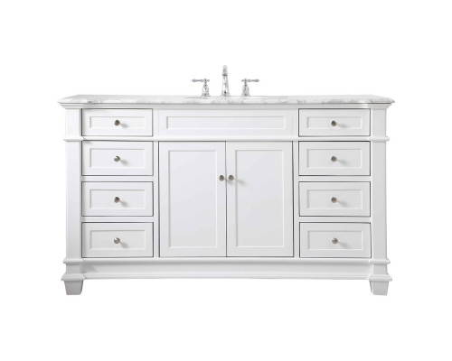 Elegant Bathroom Vanity - White (VF50060WH)