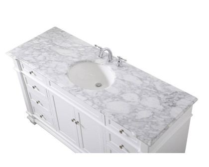 Elegant Bathroom Vanity - White (VF50060WH)