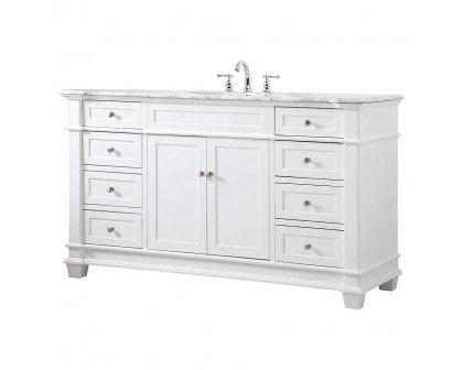 Elegant Bathroom Vanity - White (VF50060WH)