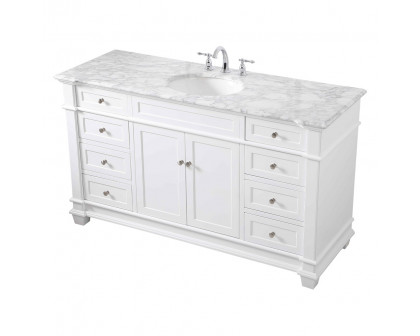 Elegant Bathroom Vanity - White (VF50060WH)