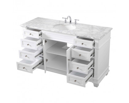 Elegant Bathroom Vanity - White (VF50060WH)