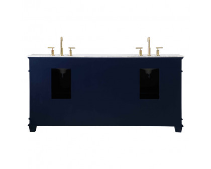 Elegant Bathroom Vanity - Blue (VF50072DBL)