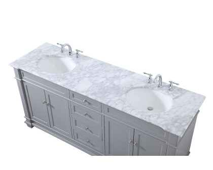 Elegant Bathroom Vanity - Gray (VF50072DGR)