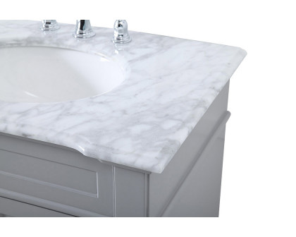 Elegant Bathroom Vanity - Gray (VF50072DGR)