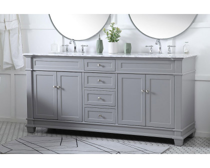 Elegant Bathroom Vanity - Gray (VF50072DGR)