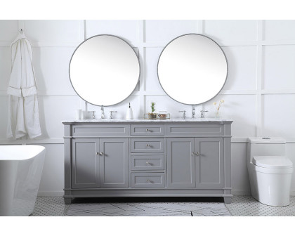 Elegant Bathroom Vanity - Gray (VF50072DGR)