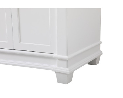 Elegant Bathroom Vanity - White (VF50072DWH)