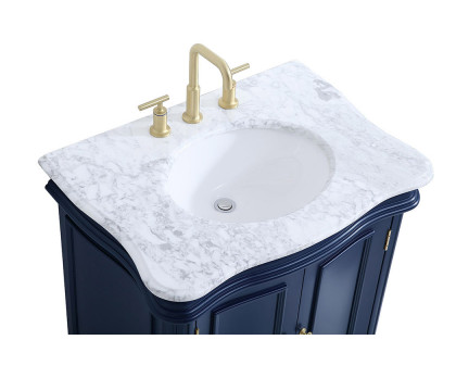 Elegant Bathroom Vanity - Blue, L 30" (VF52030BL)