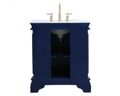 Elegant Bathroom Vanity - Blue, L 30" (VF52030BL)