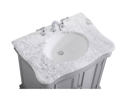 Elegant Bathroom Vanity - Gray, L 30" (VF52030GR)