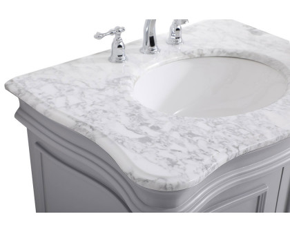 Elegant Bathroom Vanity - Gray, L 30" (VF52030GR)