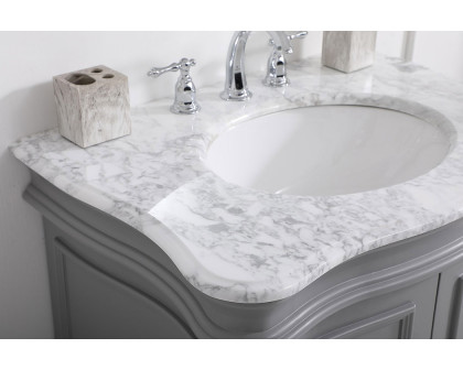 Elegant Bathroom Vanity - Gray, L 30" (VF52030GR)