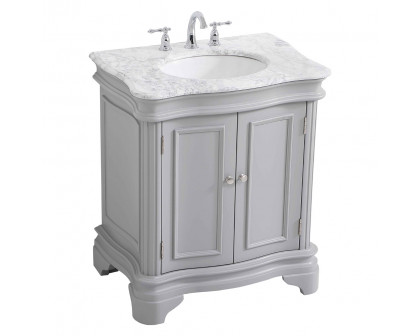 Elegant Bathroom Vanity - Gray, L 30" (VF52030GR)