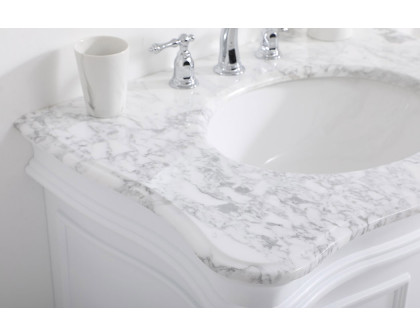 Elegant Bathroom Vanity - White, L 30" (VF52030WH)