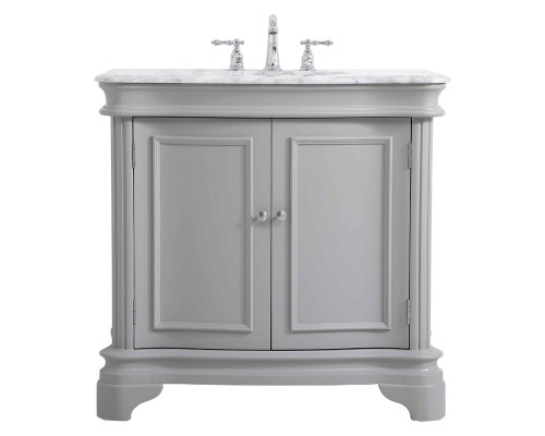 Elegant Bathroom Vanity - Gray, L 36" (VF52036GR)