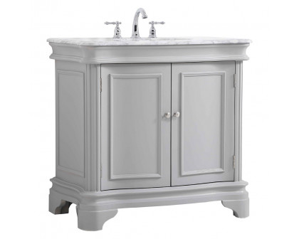 Elegant Bathroom Vanity - Gray, L 36" (VF52036GR)