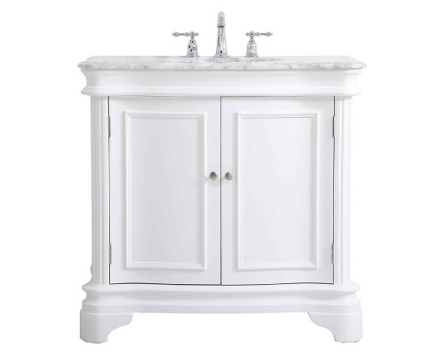 Elegant Bathroom Vanity - White, L 36" (VF52036WH)