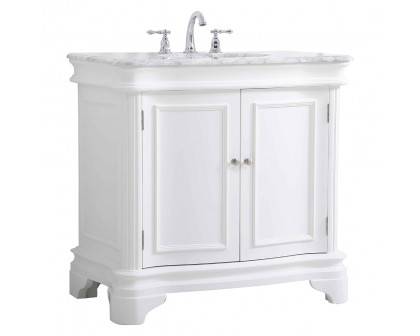 Elegant Bathroom Vanity - White, L 36" (VF52036WH)